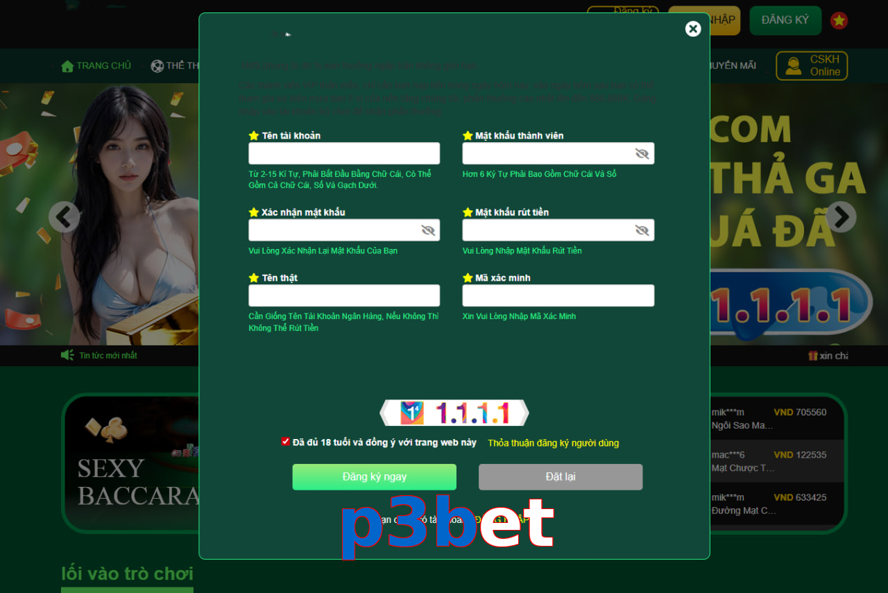 p3bet